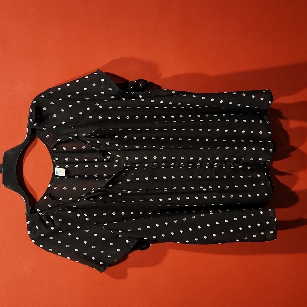 Sheer dress blouse